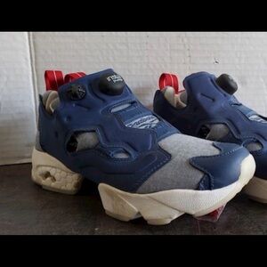 Reebok Instapump Fury OG Hanon Mens 7 Navy Shoes AR3644 Used